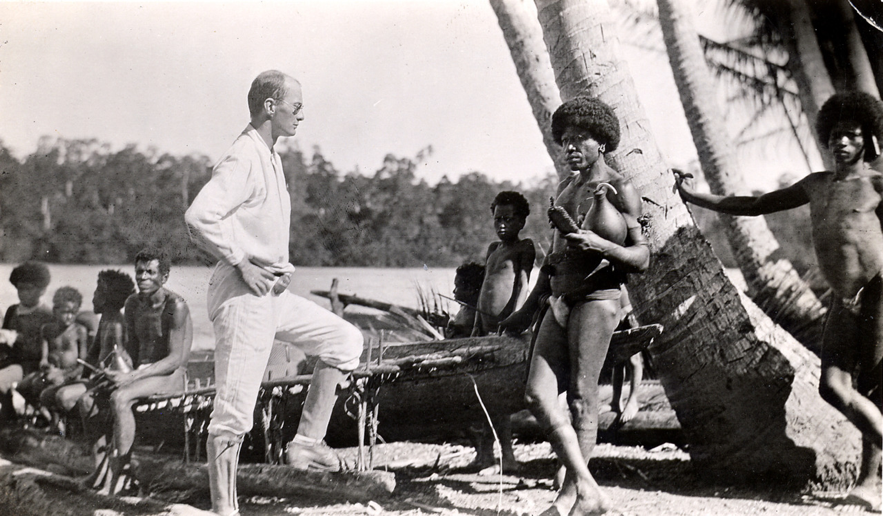 Bronislow Malinowski amongst the Kula traders of the Trobriand Islands (circa. -1920s). We`ve trudged a long way from 20th Century pioneering field-anthropologists such as Malinowski who conducted research under significantly hierarchized fieldwork relations. 