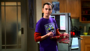 Big Bang Theory’s Sheldon Cooper’s view on gift exchange. Episode “The Big Bang Theory, Episode “The Bath Item Gift Hypothesis” (2008)