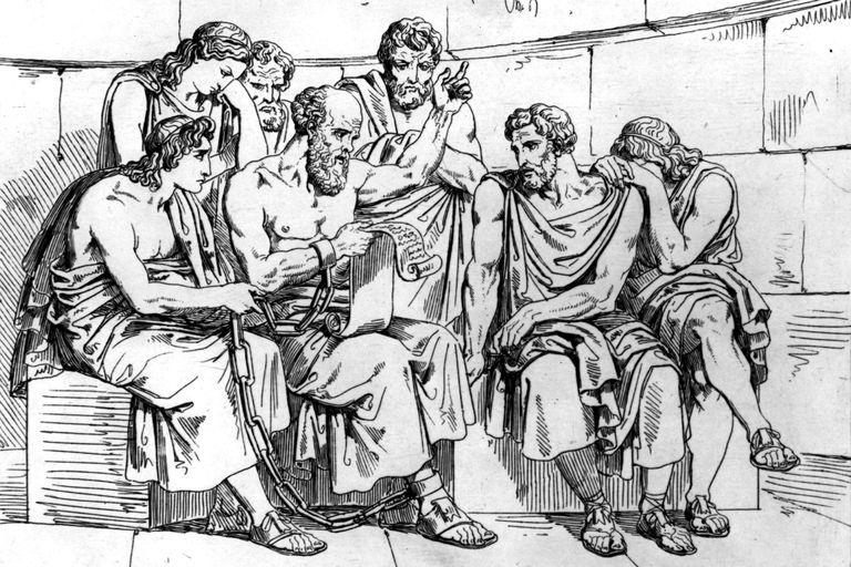 Abbildung 1: Sokrates auf der Agora. Quelle: Hulton Archive / Getty Images